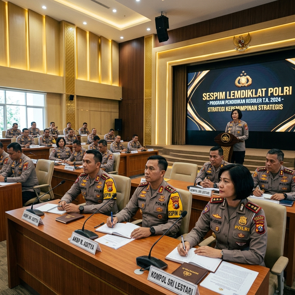 Ilustrasi Kegiatan Pendidikan Sespim Lemdiklat Polri
